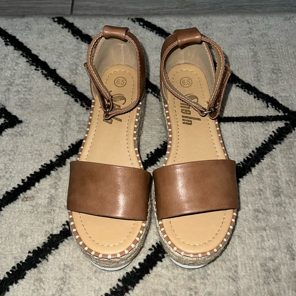 Brown Platform Sandal - image 2